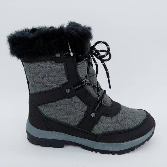 Bearpaw Womens Winter Boots Black Textured  6 M‎ New - Picture 1 of 11
